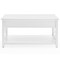 Alaterre Furniture Coventry 36" Coffee Table with Drawer and Two End Tables with Tray Shelf ANCT02213WH - alternate 6